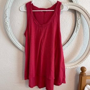 Fresh laundry flowy, tunic tank, size Med
